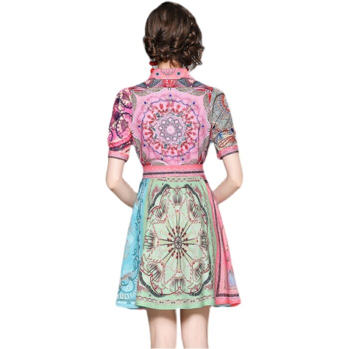 JAYJO | Stylish & Stunning Printed Dress with Tie-Belt – Shop Now
