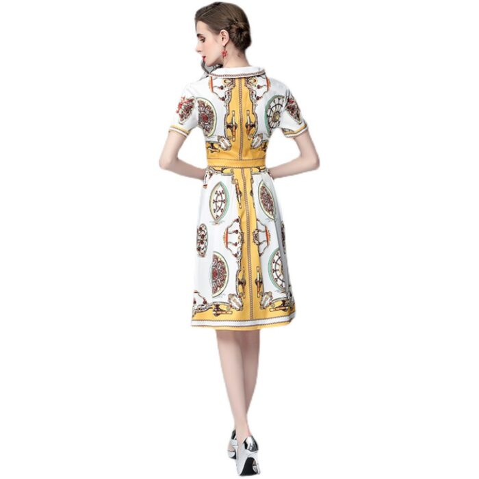 JAYJO | Short Sleeves Midi Dress