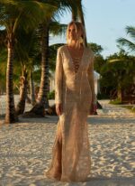 JAYJO | Long Sleeves Hollow Kaftan