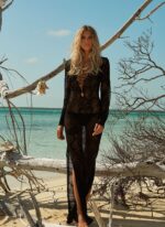 JAYJO | Long Sleeves Hollow Kaftan