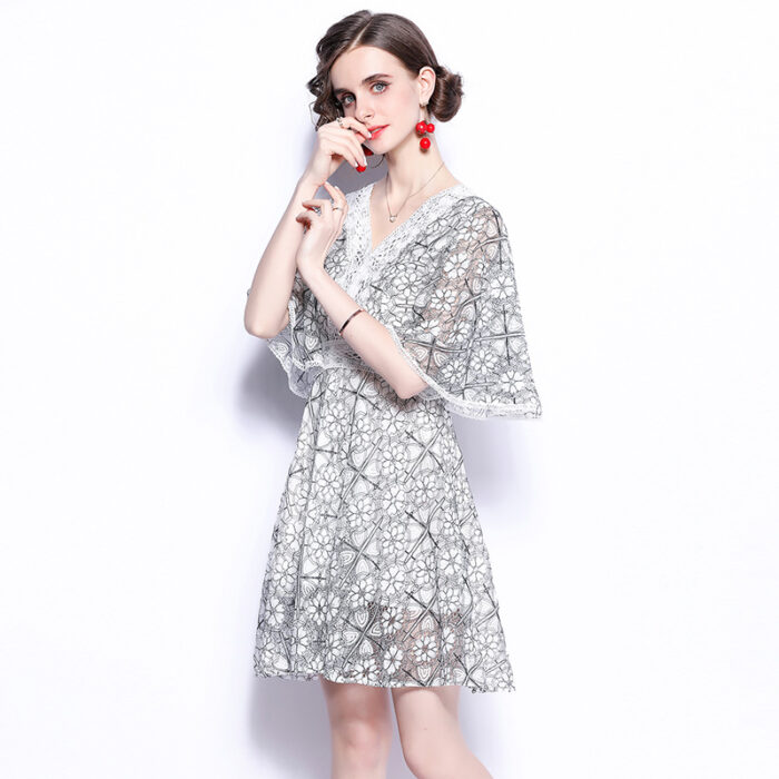 JAYJO | Flare Sleeves Dress