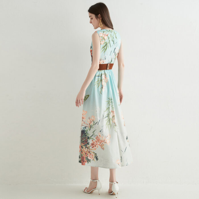 Full-length summer dress