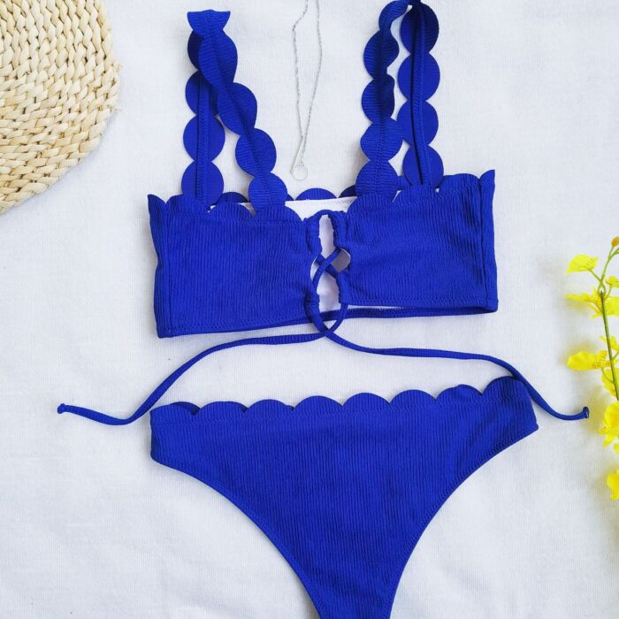 JAYJO | Curvy Edge Bikini – Blue