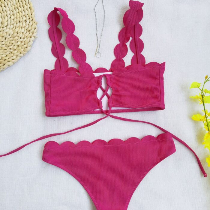 JAYJO | Curvy Edge Bikini – Pink