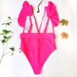 JAYJO | Pink Ruffle Swimsuit