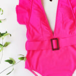 JAYJO | Pink Ruffle Swimsuit