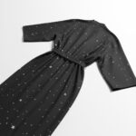 JAYJO | Star Print Belted Kaftan Dress