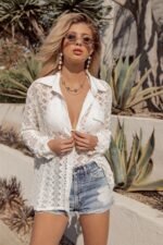 JAYJO Beachwear Dubai | Swimwear & Summer Fashion | Elegant Lace Blouse