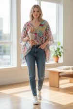 JAYJO | Printed Beach Kaftan Top