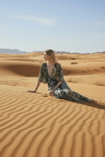 JAYJO | Animal Print Flowing Maxi Kaftan
