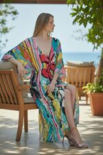 JAYJO | Vibrant Printed Kaftan Dress