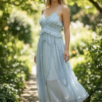 JAYJO | Long Sleeves Silk Dress