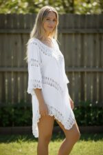 JAYJO | Boho Crochet Tunic Top