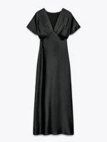 JAYJO Marketplace | Blush Satin Elegance Maxi Dress – Effortless Chic & Timeless Glamour