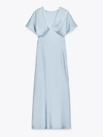 JAYJO Marketplace | Blush Satin Elegance Maxi Dress – Effortless Chic & Timeless Glamour