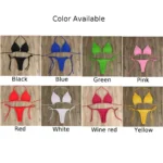JAYJO Marketplace | Scarlet Glow Triangle Bikini Set