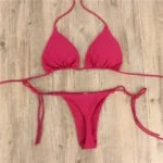 JAYJO Marketplace | Scarlet Glow Triangle Bikini Set