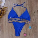 JAYJO Marketplace | Scarlet Glow Triangle Bikini Set