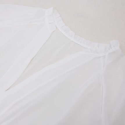 JAYJO Marketplace | Lace Beach Cover-Up with Zigzag Pattern