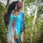 JAYJO Beachwear Dubai | Swimwear & Summer Fashion | Transform Your Vacation Wardrobe with a Bold Peacock Print Kaftan