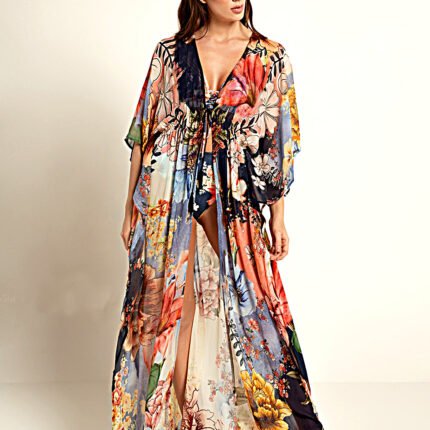 The Flowy Floral Kaftan Every Beach Babe Needs