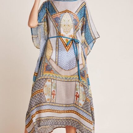 JAYJO Marketplace | Lightweight Kaftan with Ruffled Hem