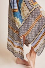 JAYJO Marketplace | Boho Printed Kaftan Dress with Tie-Belt