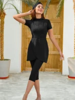 JAYJO Beachwear Dubai | Swimwear & Summer Fashion | Short-Sleeve Swim Set & Headband